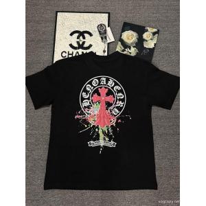 今買い得 カジュアルに着こなし 最新大人気スーパー コピー 品半袖TシャツCHROME HEARTS