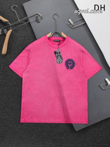 2026ファッション 雑誌掲載 夏に絶対使える限定的偽物 ブランドCHROME HEARTS半袖Tシャツ 2