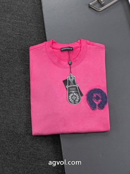 2026ファッション 雑誌掲載 夏に絶対使える限定的偽物 ブランドCHROME HEARTS半袖Tシャツ 1