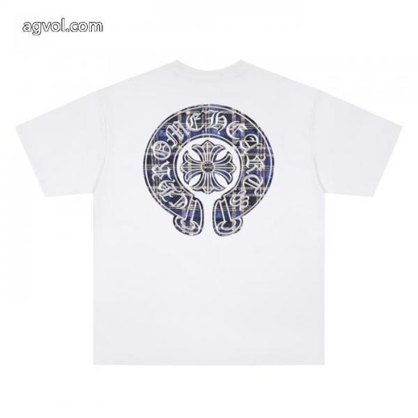 夏春物先行発売 26-26AW 即発送OKCHROME HEARTS半袖Tシャツブランド 激安 3