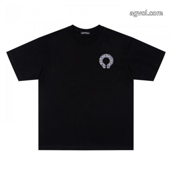 夏春物先行発売 26-26AW 即発送OKCHROME HEARTS半袖Tシャツブランド 激安 4