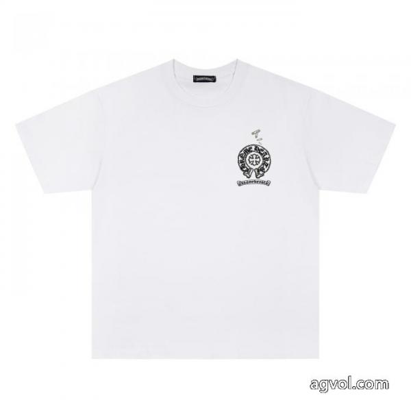 コピー 商品 通販期間限定SALE 2026流行り シンプルなデザインクロムハーツ半袖Tシャツ 2