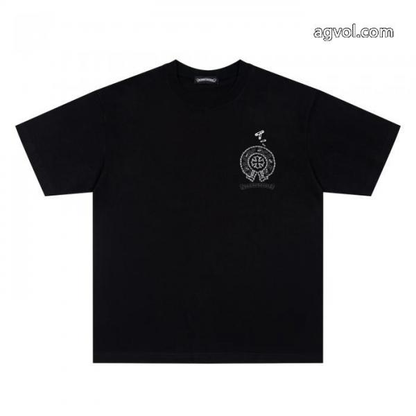 コピー 商品 通販期間限定SALE 2026流行り シンプルなデザインクロムハーツ半袖Tシャツ 4