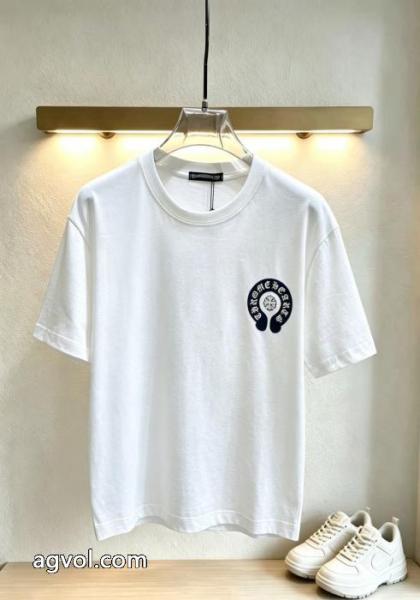 日本より安い オンライン限定商品 上品保証CHROME HEARTSコピー 商品 販売半袖Tシャツ 5 