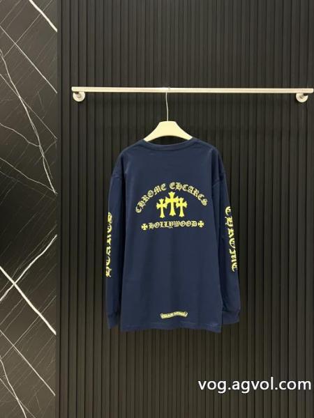 独特 最前線2026 人気販売中CHROME HEARTSコピー ブランド 優良長袖Tシャツ 0
