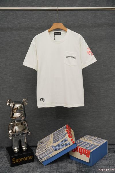 SS26完売必至 超人気高品質 スタイリッシュ半袖Tシャツ激安 ブランドCHROME HEARTS 0 