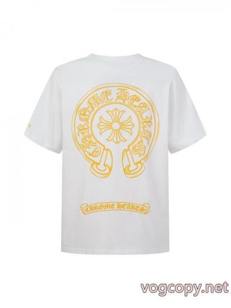 綺麗な 豊富な色揃え トレンド感満載ブランド 偽物 通販半袖Tシャツクロムハーツ 4