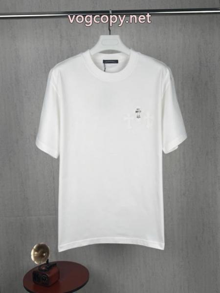 偽物 通販 サイト今度こそ完売! 雑誌掲載 2026新作品半袖TシャツCHROME HEARTS 2