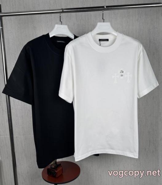 偽物 通販 サイト今度こそ完売! 雑誌掲載 2026新作品半袖TシャツCHROME HEARTS 3