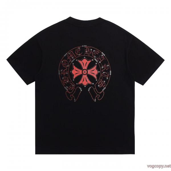 ブランド コピー s 級CHROME HEARTS半袖Tシャツセレブ愛用上品 最新アイテム 個性的なモデル 0
