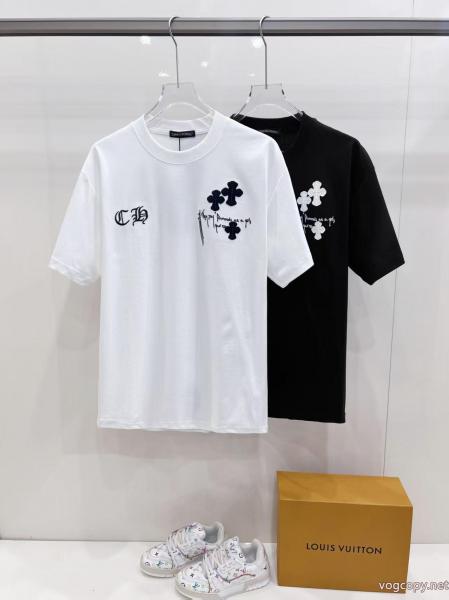 半袖Tシャツ万能な一品 安い海外限定 夏に絶対使える限定的CHROME HEARTSブランド 通販 激安 0 