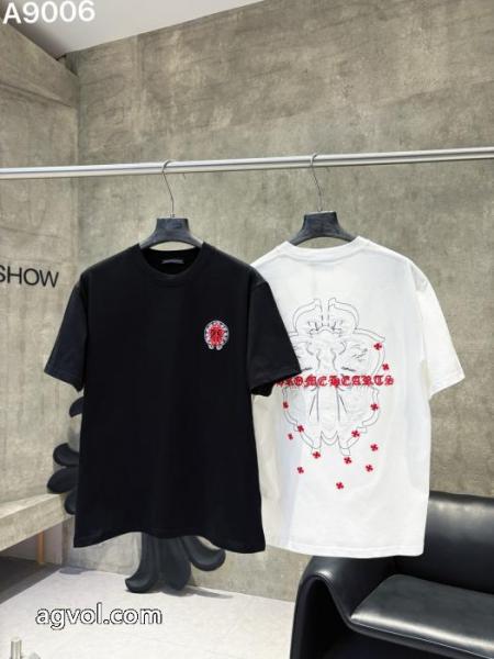 当店最安値 安心の国内発送 耐久性に優れ半袖TシャツCHROME HEARTSブランド コピー 販売 2