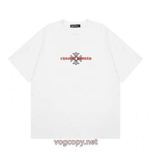 偽 ブランド 通販夏春物先行発売 長く愛用できる 格好いいCHROME HEARTS半袖Tシャツ 5