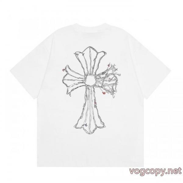 ブランド コピー 着払いクロムハーツ半袖Tシャツ2026定番新作 素敵 全国無料最新作 4