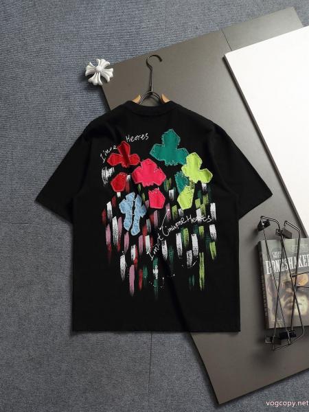 ブランド コピー 安心高品質 きちんと感が強い 安心感に溢れる半袖TシャツCHROME HEARTS 0