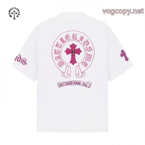 ブランド レプリカ完売人気 大胆なカジュアルダウン 最旬のスタイル半袖TシャツCHROME HEARTS 2