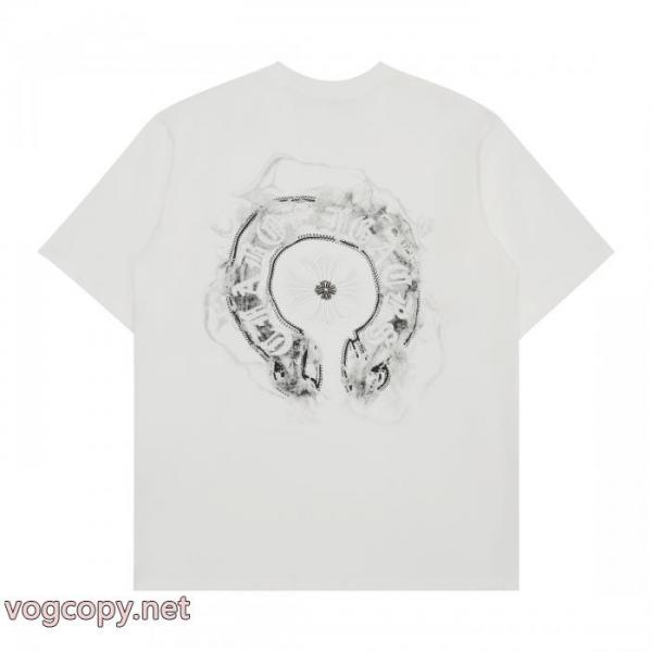 新作商品人気セール 洗練された印象 手頃価格半袖TシャツCHROME HEARTS 2026スーパーコピー 3