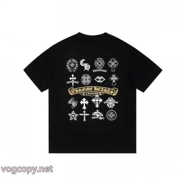 スーパー コピー海外セレブ愛用 普段使いに最適の大人スタイル 海外セレブ愛用半袖TシャツCHROME HEARTS 2