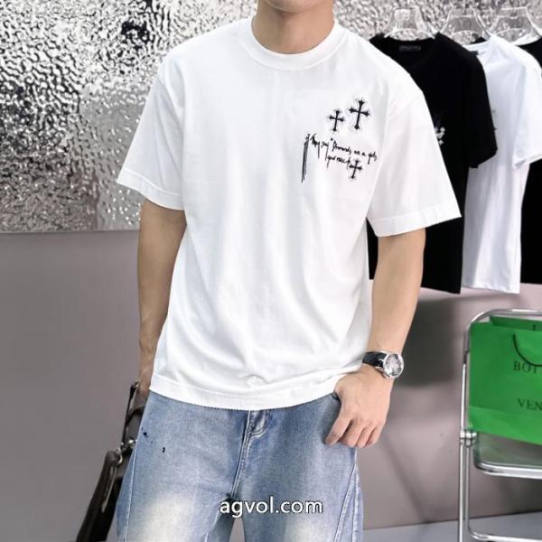 半袖Tシャツ今季爆発的な人気定番商品 雑誌掲載アイテム 今季流行りコピー ブランド 優良CHROME HEARTS 2