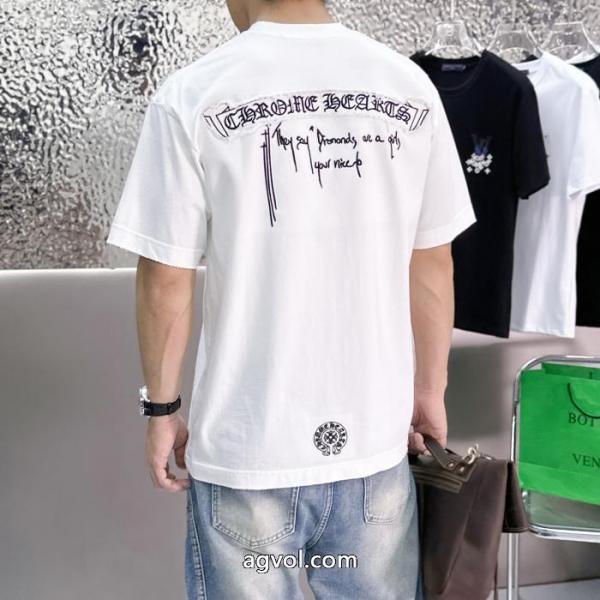 半袖Tシャツ今季爆発的な人気定番商品 雑誌掲載アイテム 今季流行りコピー ブランド 優良CHROME HEARTS 3