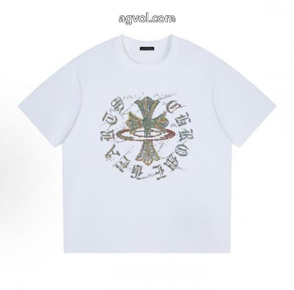 ブランド コピー半袖TシャツCHROME HEARTS高級感UP 大人気商品 高品質な商品 2