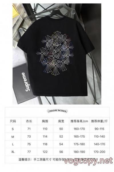 販売記念価格 COOLなデザイン 2026半袖TシャツCHROME HEARTSコピー 商品 販売 4