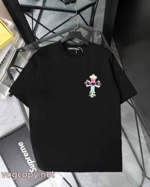 お買得セール 最終価格 モデル着用CHROME HEARTSコピー 品 販売半袖Tシャツ 1