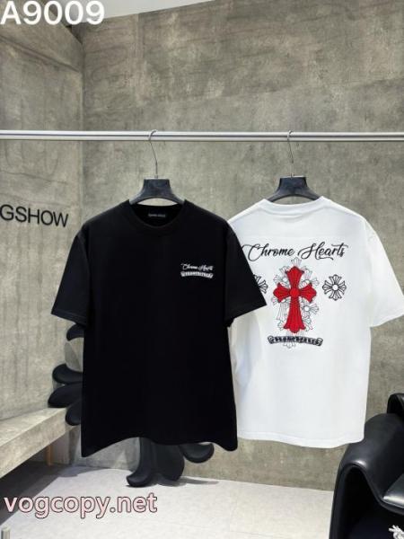 特別価格 支持率が高い2026最新作 華やかな印象半袖TシャツCHROME HEARTSスーパー コピー 通販 4