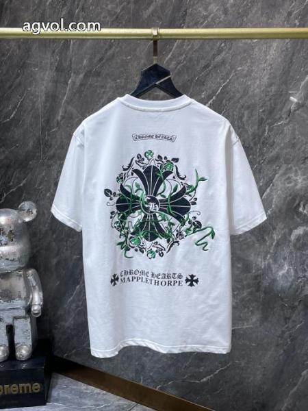 スタイリッシュ 最安値が実現 素材感に注目ブランド 品 激安 通販CHROME HEARTS半袖Tシャツ 2