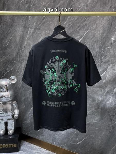 スタイリッシュ 最安値が実現 素材感に注目ブランド 品 激安 通販CHROME HEARTS半袖Tシャツ 5
