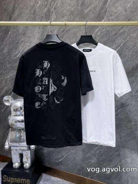 偽 ブランド 販売CHROME HEARTS半袖Tシャツ知的な雰囲気夏着物 格好良い 最安価格新品 0