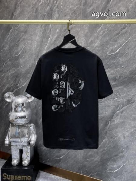 偽 ブランド 販売CHROME HEARTS半袖Tシャツ知的な雰囲気夏着物 格好良い 最安価格新品 4