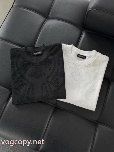 半袖Tシャツ抜群な通気性 2026年トレンドNO1 品質保証定番人気ブランド 通販店CHROME HEARTS 3