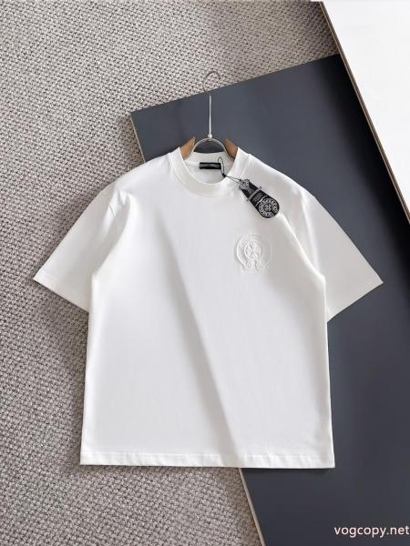 今年売れた人気のスタイル 新色登場 在庫を確保CHROME HEARTS半袖Tシャツブランド 激安 0