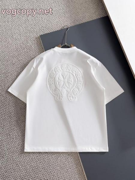 今年売れた人気のスタイル 新色登場 在庫を確保CHROME HEARTS半袖Tシャツブランド 激安 3