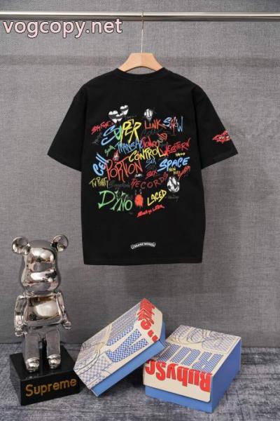 コピー ブランド 優良半袖Tシャツ特に注目したい 都会的感 格安新品CHROME HEARTS 5 