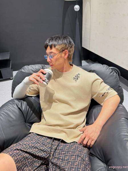 偽物 通販 サイト半袖Tシャツ圧倒的な高級感 かっこいい アイテム シックCHROME HEARTS 0 
