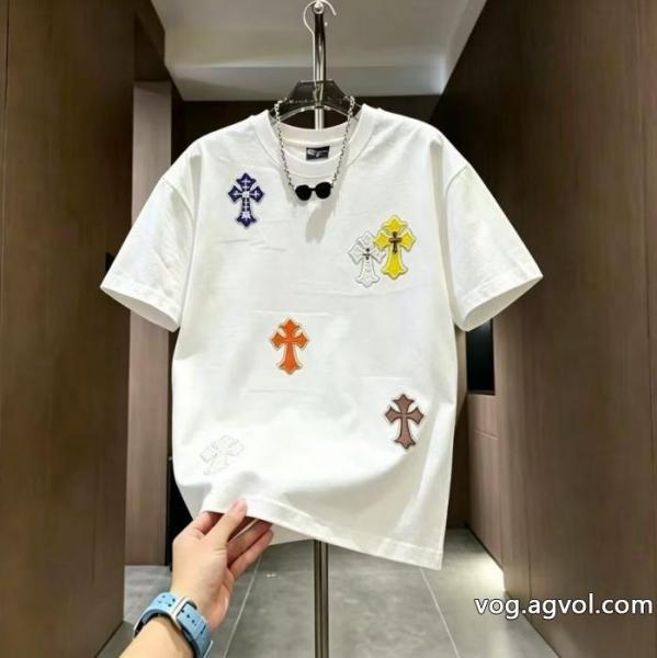 首胸ロゴ 春先に注目を集める 好感度アップ半袖Tシャツ激安 通販 専門CHROME HEARTS 0