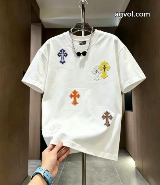 首胸ロゴ 春先に注目を集める 好感度アップ半袖Tシャツ激安 通販 専門CHROME HEARTS 2