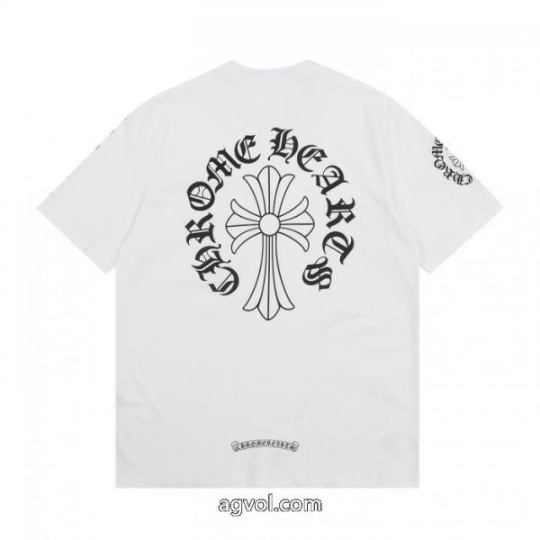 半袖Tシャツ偽物 ブランドロゴがかっこいい 個性派 今年注目な新品セールCHROME HEARTS 4