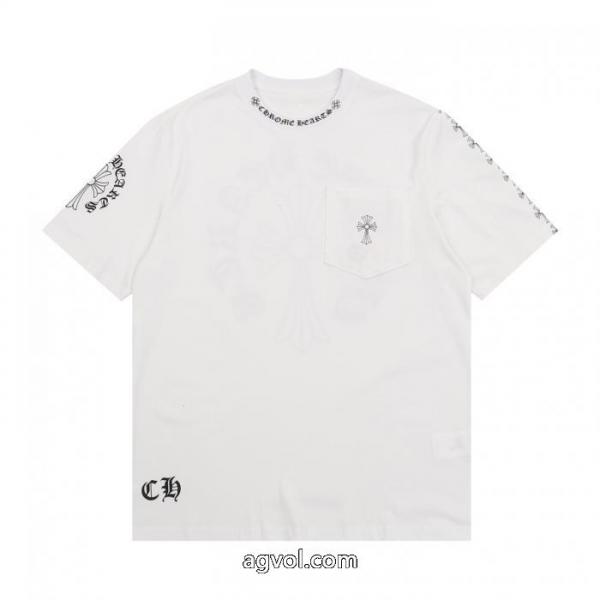半袖Tシャツ偽物 ブランドロゴがかっこいい 個性派 今年注目な新品セールCHROME HEARTS 5