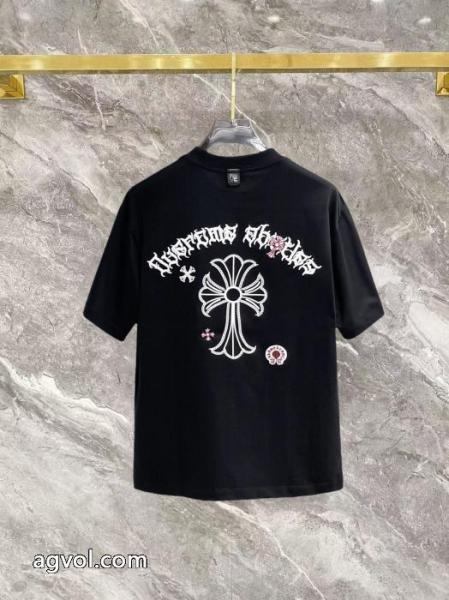 新登場 落ち着いた感覚 品質保証CHROME HEARTS半袖Tシャツブランド 激安 2