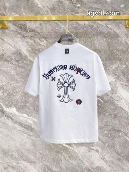 新登場 落ち着いた感覚 品質保証CHROME HEARTS半袖Tシャツブランド 激安 4