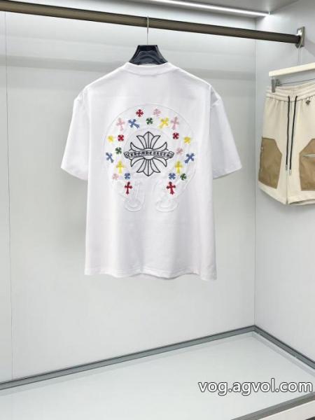 ブランド 偽物 通販お得な価格で登場 夏のいいのアイテム お得260%新品半袖TシャツCHROME HEARTS 0 