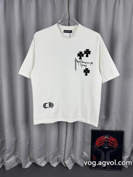 ブランド コピー 優良国内即納関税なし 超高機能 HOT新作登場半袖TシャツCHROME HEARTS 0 