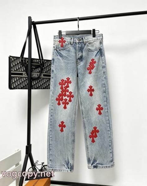 コピー 通販数量限定奇跡の入荷 可愛いデザイン 最安値激しい争奪戦CHROME HEARTSジーンズ 2