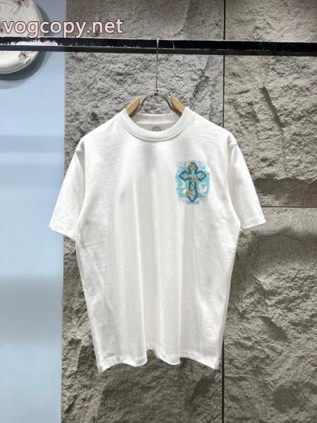 ブランド コピー 安心CHROME HEARTS半袖Tシャツ今流行 王道コンビ 個性的なデザイン 5 