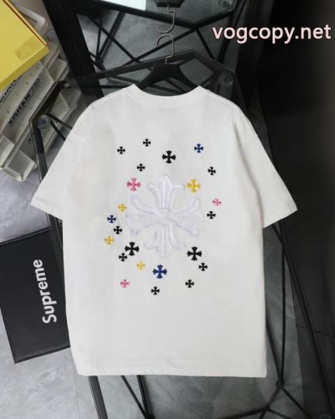 最新2026 お洒落 人気沸騰中!おしゃれ新品CHROME HEARTS半袖Tシャツブランド 偽物 通販 2