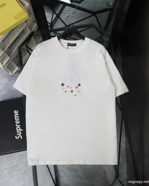 最新2026 お洒落 人気沸騰中!おしゃれ新品CHROME HEARTS半袖Tシャツブランド 偽物 通販 0
