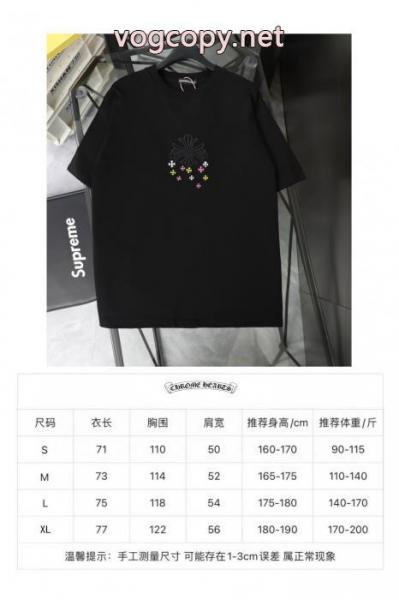 最新2026 お洒落 人気沸騰中!おしゃれ新品CHROME HEARTS半袖Tシャツブランド 偽物 通販 1